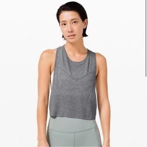 Lululemon muscle crop workout top